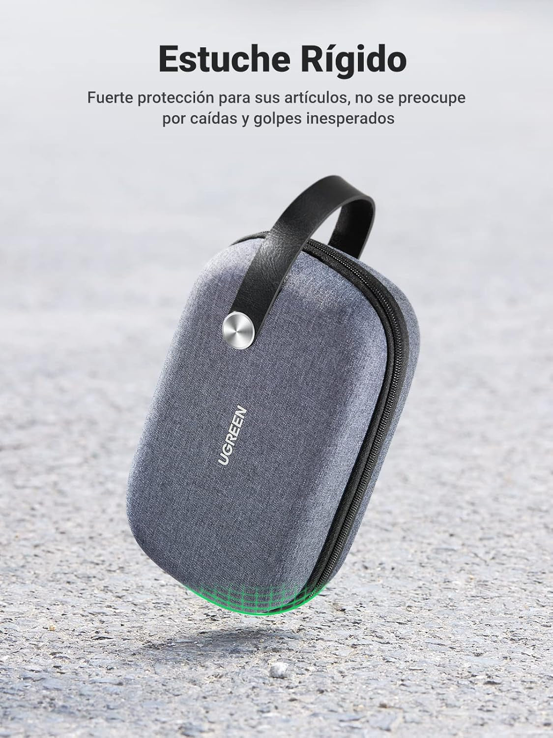 UGREEN Organizador Viaje Almacenamiento De Accesorios Electrónicos, Bolsa De Cable Impermeable, Protección a Prueba De Golpes, Para Memoria USB, Cargador De Disco Duro, Batería