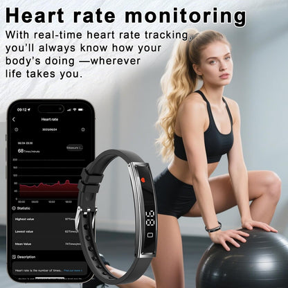 Efolen Reloj Inteligente Pulsera Mujer Hombre, 16.5G Smartwatch, Monitor 24/7 De Actividad Sueño Y Ritmo Cardíaco, 12 Deportes Pulsera De Actividad, Correa Magnética Con Para Ios Android