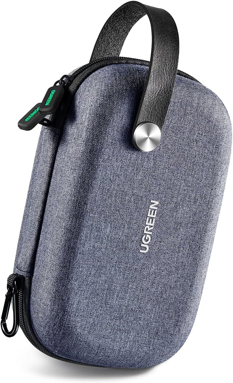 UGREEN Organizador Viaje Almacenamiento De Accesorios Electrónicos, Bolsa De Cable Impermeable, Protección a Prueba De Golpes, Para Memoria USB, Cargador De Disco Duro, Batería