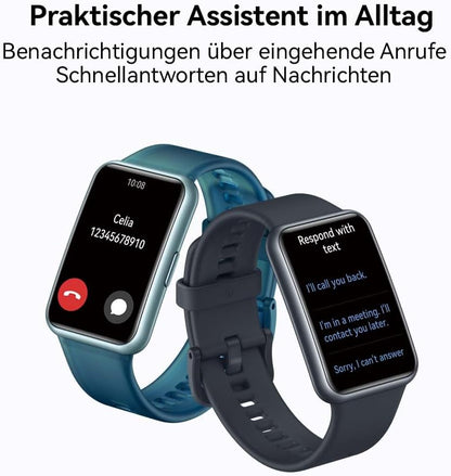 HUAWEI Watch FIT Special Edition, Pantalla AMOLED HD De 1,64 Pulgadas,Seguimiento Científico Del Sueño, GPS Integrado, Batería Larga Duración, Compatible Con Android E Ios, Verde+Ap52