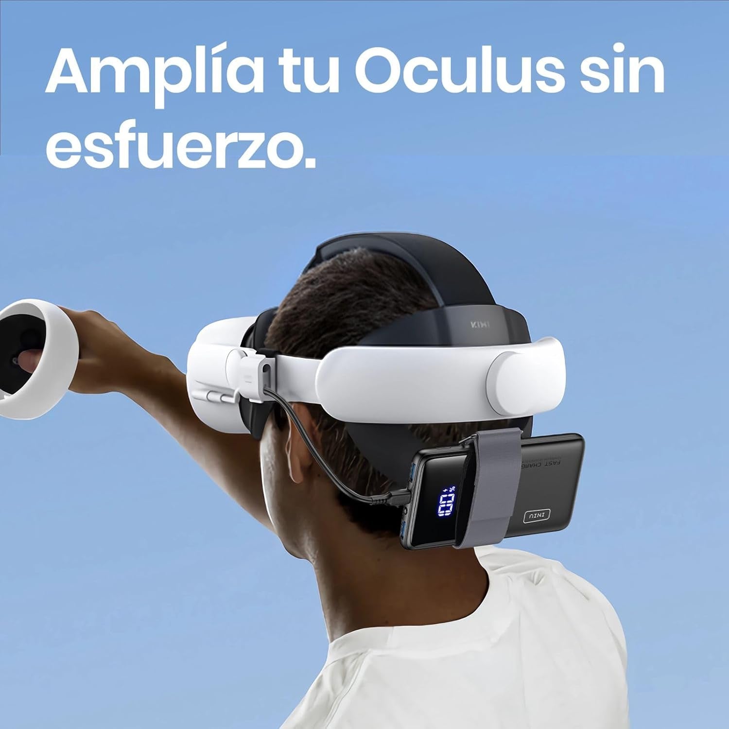 INIU Power Bank, 22.5W 10000Mah Bateria Externa Carga Rapida, Bateria Portatil PD3.0 QC4.0 Powerbank USB C Input&Output Compatible Con Iphone 16 15 14 13 12 Pro MAX plus Samsung S22 S21 Ipad