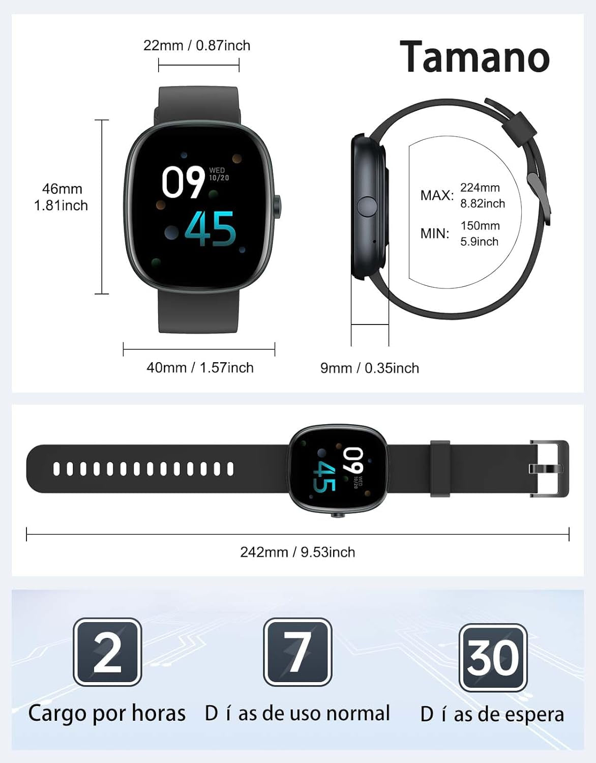 HUAKUA Reloj Inteligente Hombre Mujer, Smartwatch Llamada Bluetooth,Pulsómetro,Monitor De Sueño,Whatsapp Notificación, 113+ Deportivos Modos,Impermeable IP68 Pulsera De Actividad (Beige)