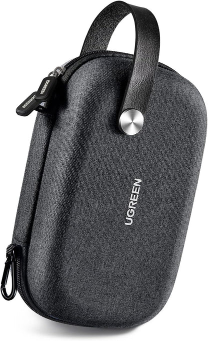 UGREEN Organizador Viaje Almacenamiento De Accesorios Electrónicos, Bolsa De Cable Impermeable, Protección a Prueba De Golpes, Para Memoria USB, Cargador De Disco Duro, Batería